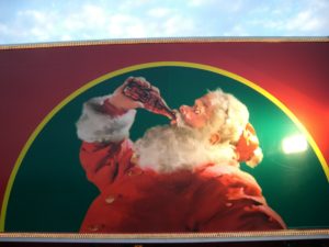 Santa and Coke
